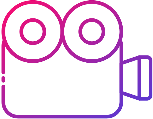 Colorful camera icon